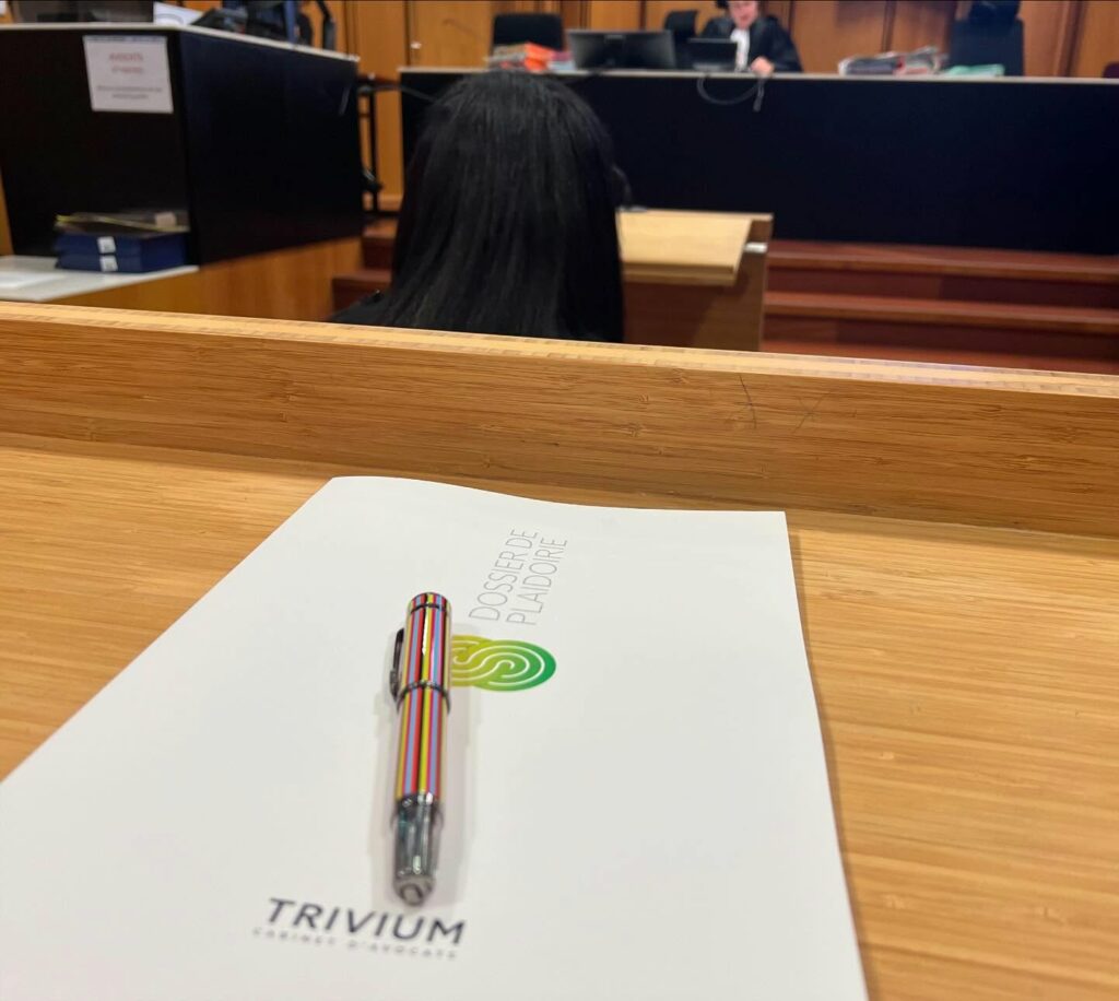 Un avocat de Trivium plaide au tribunal d'Albi dans le Tarn.